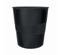 Leitz Recycled Waste Bin 15L Black 53280095