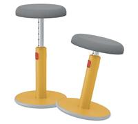 Leitz Ergo Cosy Active Sit/Stand Stool 370x370x690mm Warm Yellow