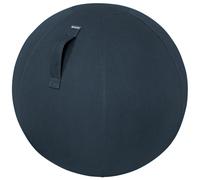Leitz Active Sitting Ball, Ergonomically Designed Desk Chair Alternative, 65cm Diameter, Includes Fabric Ball Cover, Hand Air Pump & 2 x Plugs, Ergo Cosy Range, Velvet Grey, 52790089