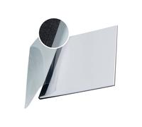 Leitz Softcover Linen Finish A4 Binding Covers 3.5mm Black Pack of 10 (73980095)