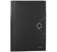 Leitz Solid corner stretch folder, PP, for approx. 150 sheets, A4, black, 45631095