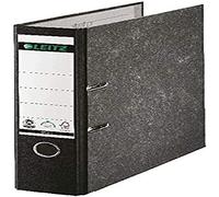 Leitz Standard Lever Arch File 80mm Spine Foolscap Black Ref 1082-95 [Pack of 10]