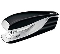 Leitz Stapler, 30 Sheet Capacity, Ergonomic Metal Body, Includes Staples, WOW Range, 55021001 - Black