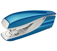 Leitz Stapler, 30 Sheet Capacity, Ergonomic Metal Body, Includes Staples, WOW Range, 55021036 - Metallic Blue