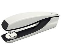 Leitz Stapler 5504 Grey: Classic Office Stapler for 2-40 Sheets, Ideal for Everyday Use, No Jam, High Accuracy, Top Loading, Rotating Anvil, Space-Saving, Grey, 294g, 200 P4 Staples, 64x41x182mm