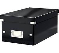 Leitz Storage Box, Black, Click and Store Range, 60420095 DVD, Black