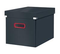 Leitz Click & Store Velvet Grey Cosy Cube Large Storage Box