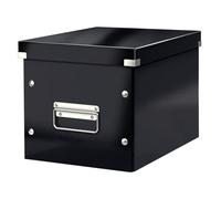 Leitz Storage Box Cube Medium Click Store WOW Cardboard Office Organisation