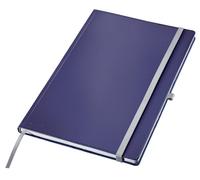 Leitz Style A4 Squared Notebook, Hardcover, 160 Pages, 80 Sheets, FSC-Certified 100 g/m² Paper, Elastic Strap & Bookmark, for Office & Home Office, Blue, 44761069