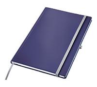 Leitz Style Notebook A4 Ruled Hardback Blue Not perforated