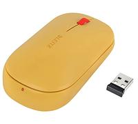 Leitz SureTrack Wireless Bluetooth Mouse, Ambidextrous Mouse Design For Laptop/ Computer, Bluetooth or 2.4 GHz USB-A Dongle Connection, Windows, Android & Apple, Cosy Range, Warm Yellow, 65310019