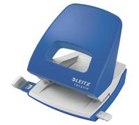 Leitz Hole Punch, 30 Sheets, Guide Bar with Format Markings, 100% Recyclable, Eco Friendly, NeXXt Recycle Range, Blue, 50030035