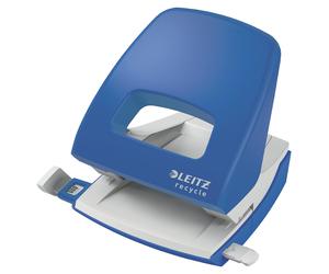 Leitz Taladro de Papel, 30 Hojas, Barra Guía para Taladrar con Mayor Precisión,