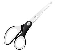 Leitz Titanium Scissors, Right or Left Handed Ambidextrous, 6.7 x 1.5 x 15 cm, Office Stationary, Ergonomic Handle, WOW Range, Black