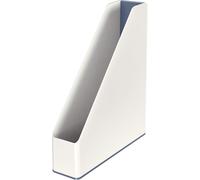 Leitz TS-120554 Wow A4 Duo Colour Magazine File, 73mm x 318mm x 272mm, Grey