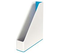 Leitz TS-120556 Wow Range A4 Duo Colour Magazine File, 73mm x 318mm x 272mm, Blue