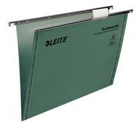 Leitz Ultimate V-Base Clenched Bar Suspension File Foolscap - Green (Pack of 50)
