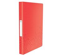 Leitz Urban Chic A4 Ring Binder, Red, 26mm Spine Width, 2 Ring Mechanism, Urban Chic, 42070020