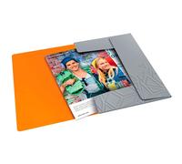 Leitz 3-Flap Folder Urban Chic - Holds up to 150 A4 Sheets, Elastic Closure, Grey (46490088)