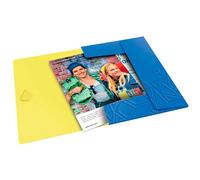 Leitz 3-Flap Folder, Holds up to 150 A4 Sheets, Elastic Closure, Flexible Plastic, Blue, Urban Chic Range, 46490032