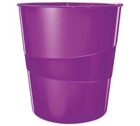 Leitz WOW Waste Bin 15L Purple