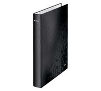 Leitz Ring Binder Laminated WOW A4 2 D-Ring 25mm Black