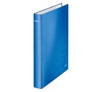 Leitz 2 Ring Binder, Holds up to 230 Maxi Sheets, Wow Range, 40 mm Spine, 42410036 - A4, Blue Metallic