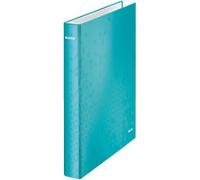 Leitz WOW 25 mm Ring Binder Manila Cardboard A4 2 Rings Blue