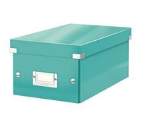Leitz DVD Storage Box, Ice Blue, Click and Store Range, 60420051