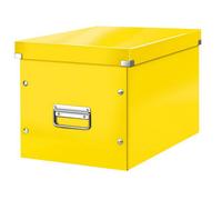 Leitz Click & Store Large Cube Storage Box Yellow