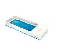 Leitz WOW Desk Organiser with Inductive Charger Blue 53651036