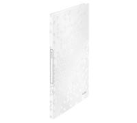 Leitz A4 Display Book, 20 Pockets, 40 Sheet Capacity, Transparent Pockets, White, WOW Range, 46310001