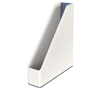 Leitz WOW Duo Colour Magazine File Set of 4 White 53621001