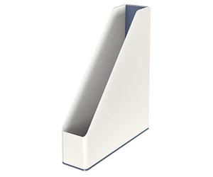 Leitz WOW Duo Colour Magazine File Set of 4 White 53621001