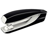 Leitz Wow Half Strip Stapler Metal 40 Sheet Black 55040095