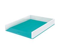 Leitz WOW Letter Tray Dual Colour, Ice Blue