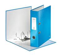 Leitz Wow Lever Arch File 80mm Spine for 600 Sheets A4 Blue Ref 10050036 [Pack 10] + Free finchley Refill Pen