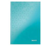 LEITZ Wow Notebook A5 Ruled Paper Ice Blue Not perforated 80 Pages Pack of 6