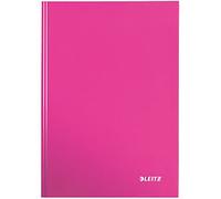 Leitz WOW Notebook A5 ruled with hardcover 46271023 160 Pages 80 sheets Pink