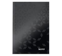 Leitz WOW Notebook A5 ruled with hardcover 46271095 160 Pages 80 sheets Black