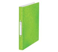 Leitz 42570054 A4 2 Ring Binder, Holds Up to 190 Sheets, WOW Range, 25 mm Spine, Green