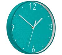 Leitz WOW Quartz Wall Clock, Perfect for Office, Kitchen, Living room and Bathroom, 29 cm - Ice Blue