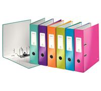 Leitz Wow 180 Lever Arch File 80mm A4 Assorted (10 Pack) 10050099