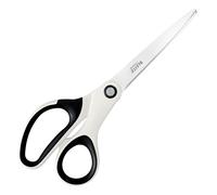 Leitz Titanium Scissors, Right or Left Handed Ambidextrous, 6.7 x 1.5 x 15 cm, Office Stationary, Ergonomic Handle, WOW Range, Pearl White