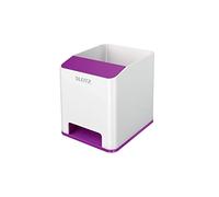 Leitz Wow Sound Pen Holder Wht/Purp