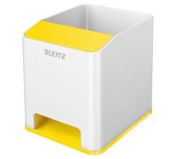 Leitz WOW Sound Pen Holder with Sound Boosting Function for Smartphone White/Yel