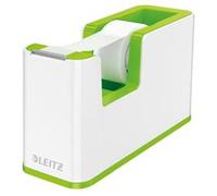 Leitz Leitz WOW Dual Colour Tape Dispenser for 19mm Tapes White/Green 53641054