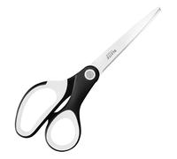 Leitz Titanium Scissors, Right or Left Handed Ambidextrous, 6.7 x 1.5 x 15 cm, Office Stationary, Ergonomic Handle, WOW Range, Black