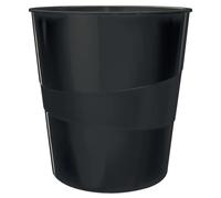 Leitz WOW Waste Bin 15L Capacity Black