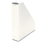 Leitz Wow White Duo Colour Magazine File A4